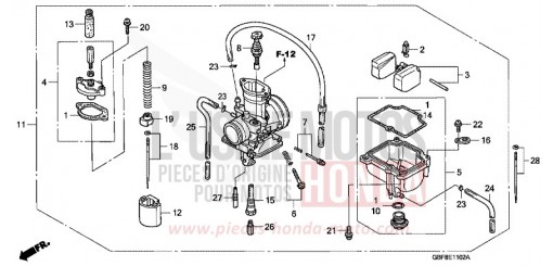 VERGASER (CR85R5,6/RB5,6) CR85R6 de 2006